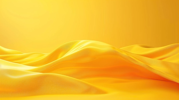 Pure plain yellow background Generate AI