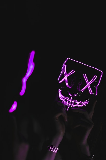 The purge horror LED mask