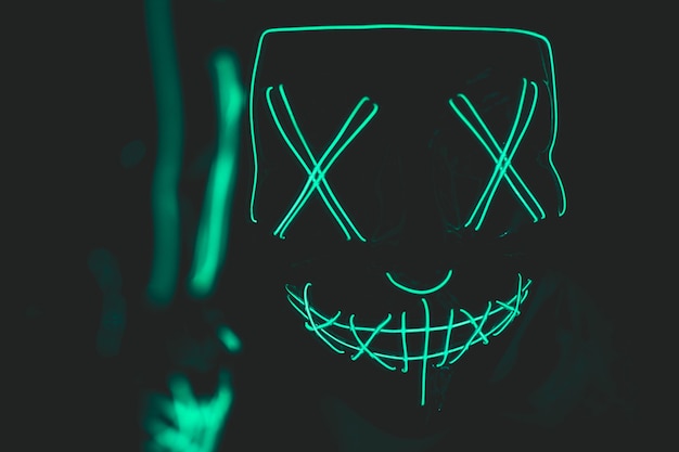 The purge horror LED mask