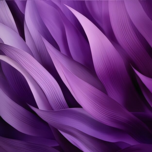 Purple abstract background with lines and waves 3d render illustration