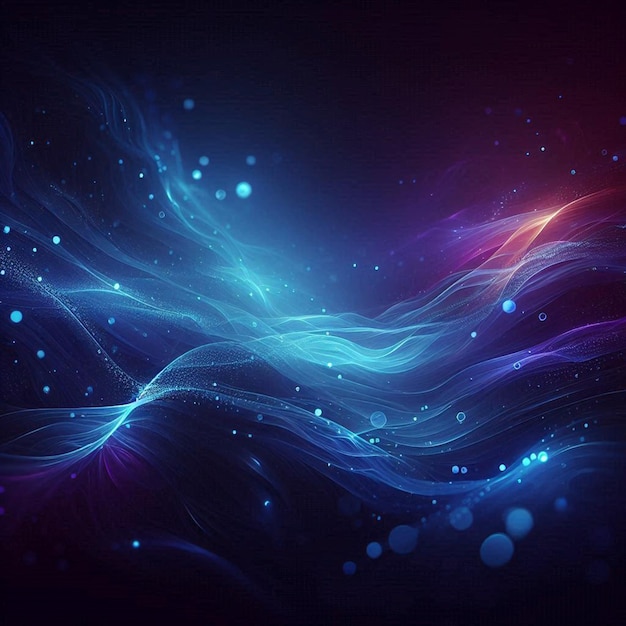 a purple abstract background with a purple and blue light