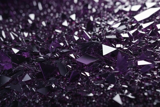 Purple abstract background with a shattered glass effect