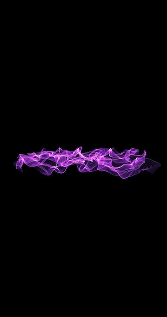 purple abstract shape on black vertical background