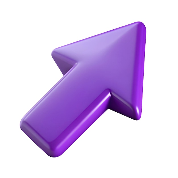 a purple arrow with the number one on it