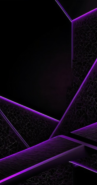 a purple background with a black background with purple squares