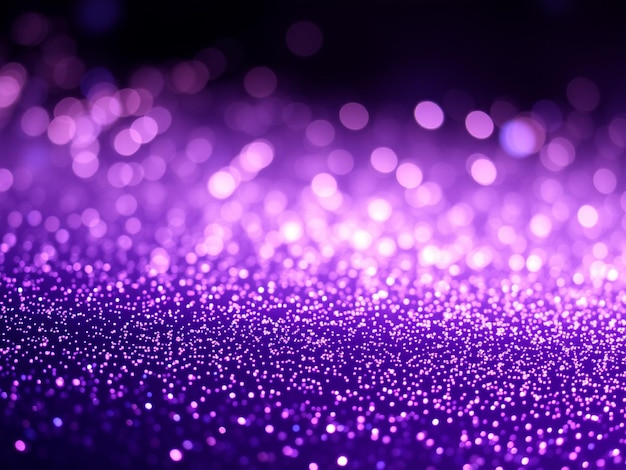 Photo a purple background with glitter and a purple background