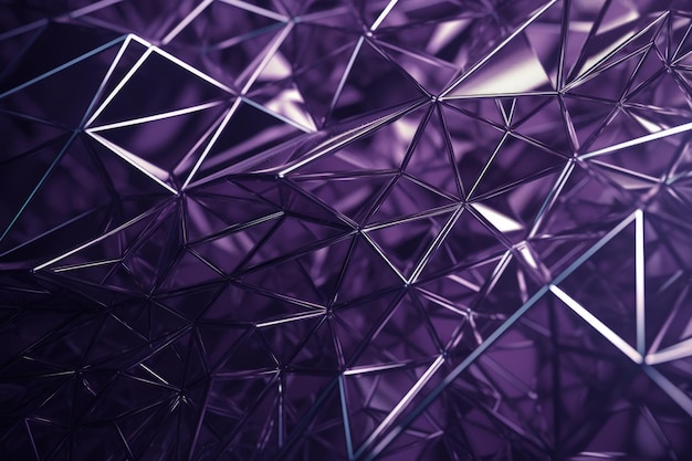 Purple background with a lot of triangles