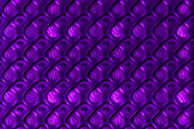 Purple background with a pattern of circles and lines.