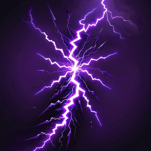 a purple background with a purple background with lightning bolts