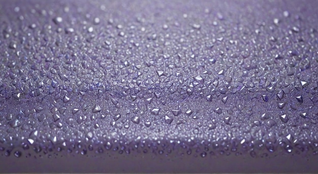 a purple background with water drops on it