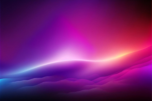 Purple and blue abstract background with waves generative ai