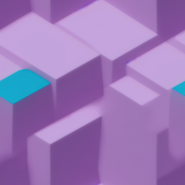 A purple and blue background with a blue square box.