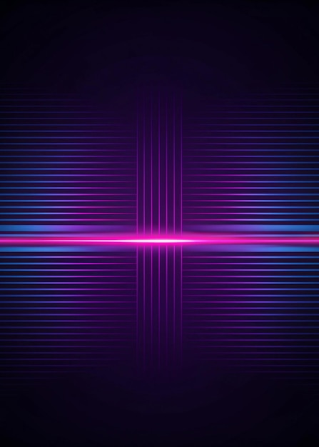 Photo a purple and blue background with a purple and blue lines