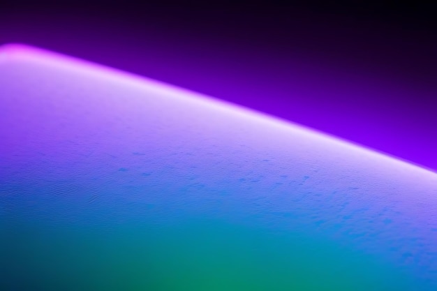 Photo a purple and blue background with a space ship in the corner