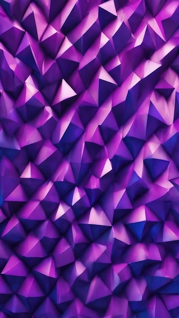 Purple and blue background with a triangle pattern