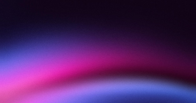 Purple blue color gradient wave on dark background grainy texture effect futuristic banner website header design