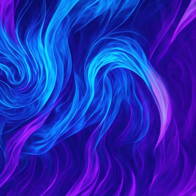 Purple and blue wallpaper with a colorful swirl