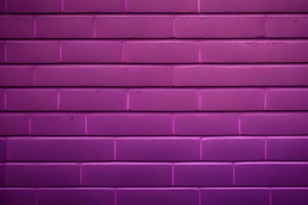 Photo purple brick wall with a purple brick wall in the background