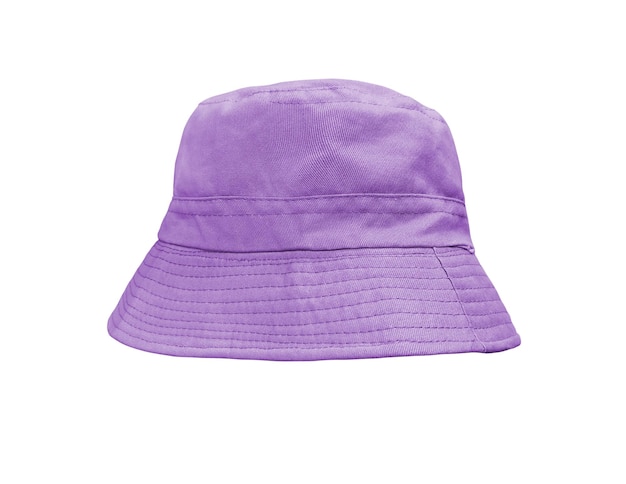 Purple bucket hat isolated PNG transparent