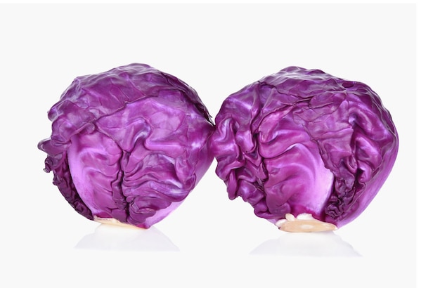 Purple cabbage isolated