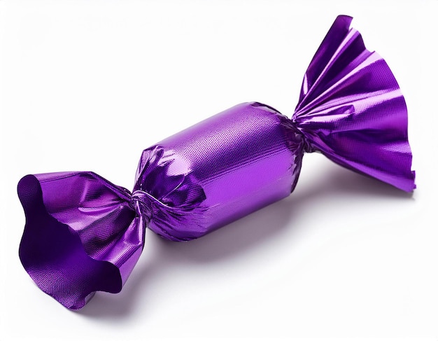 Photo a purple candy bar with a bow