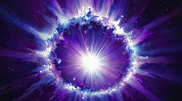 Photo a purple circle with the word light on it