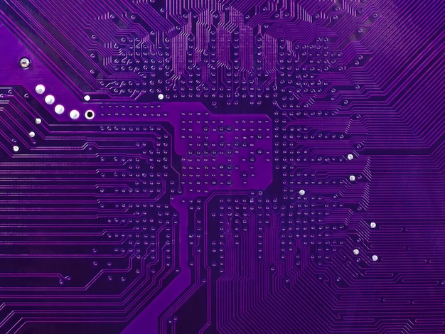 Purple circuit board