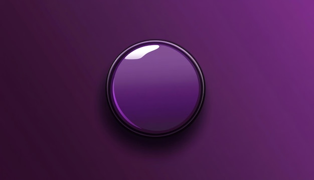 Photo a purple circular object with a purple background