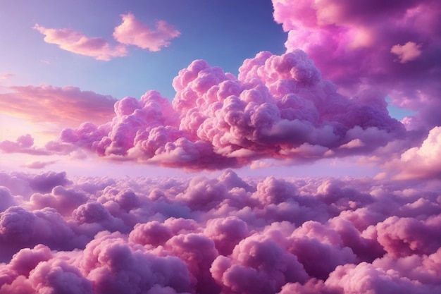 Purple Clouds Background Purple Cloud Background Clouds Background Sky Background Clouds Texture AI Generative