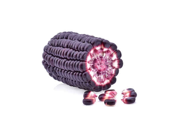 Purple corn isolated