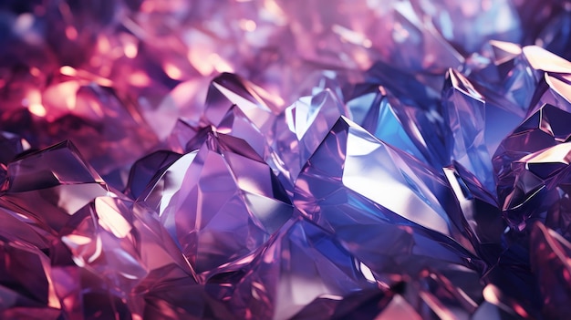 Purple crystal gemstone background