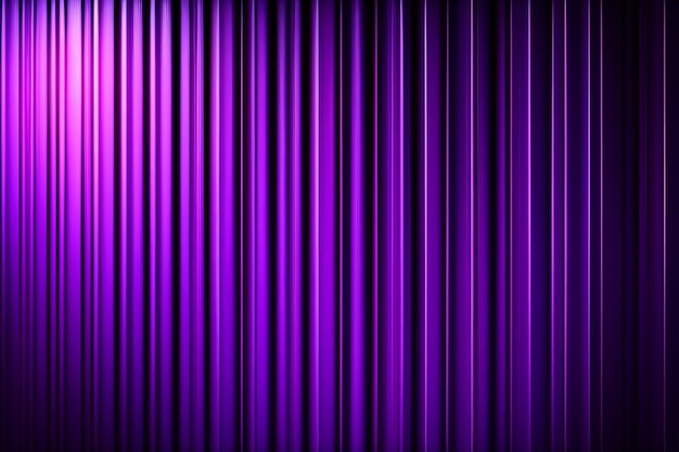 Purple curtains that are purple and black