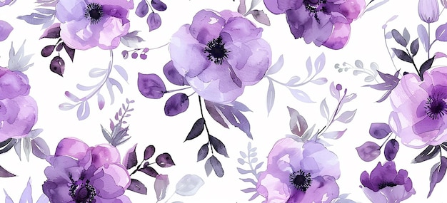 Photo purple flower painting background