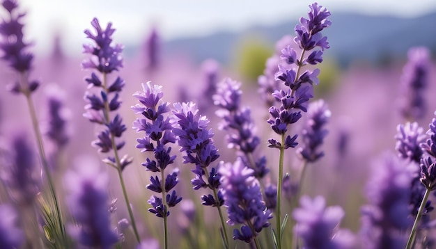 purple flowers with the word spring on the top