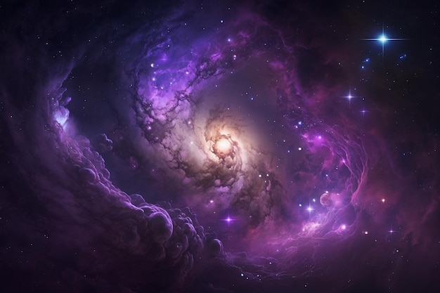 Purple galaxy wallpapers that are out of this world