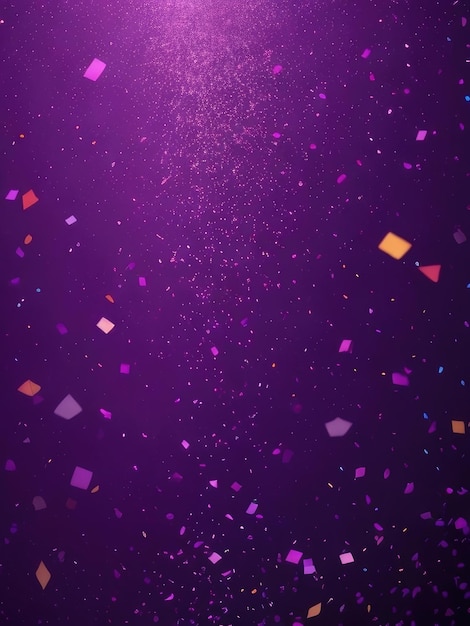 Purple glitter confetti abstract background