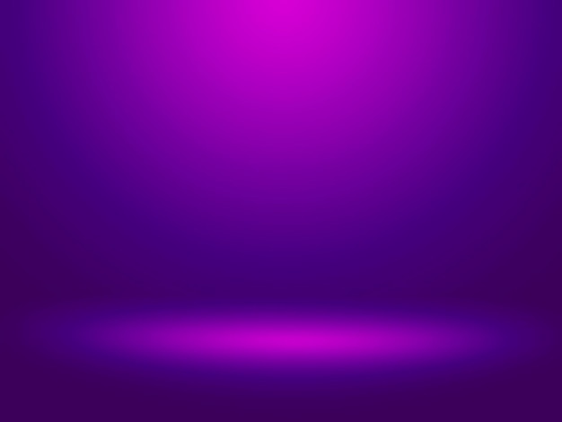 Purple gradient wall blank studio room plain studio background