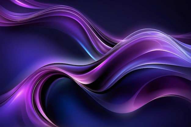 Purple gradient wavy background 3d gradient fluid background purple color abstract wave luxurious