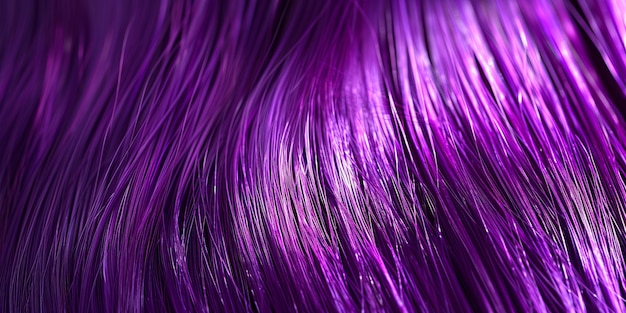 Photo purple hair texture background