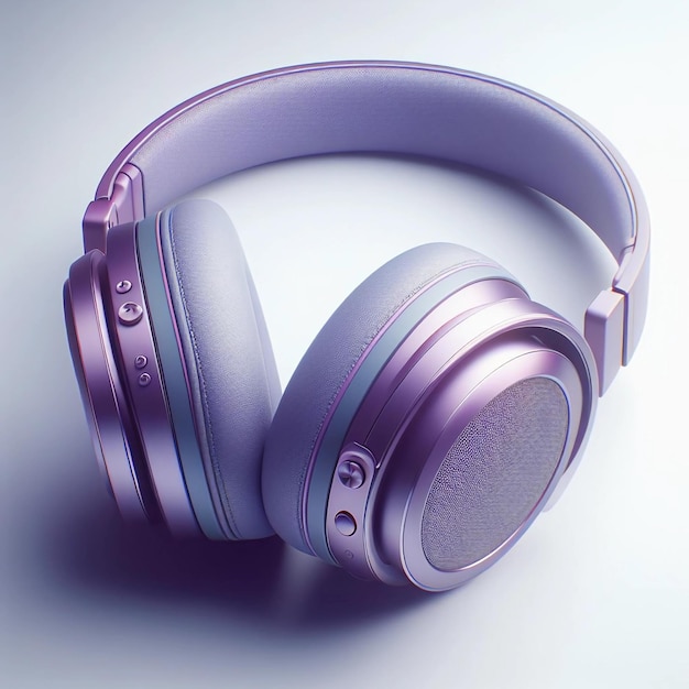 Purple headphone