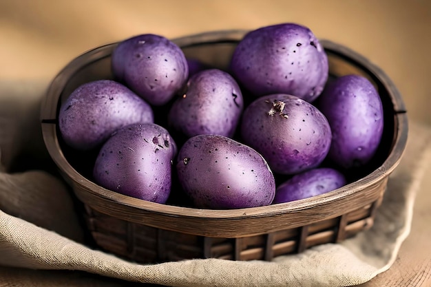 Purple Majesty Potato has purple skin and flesh