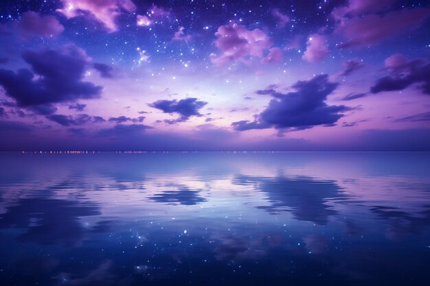 Purple Night Sky Photos background