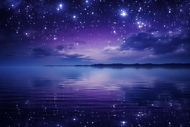 Purple Night Sky Photos background