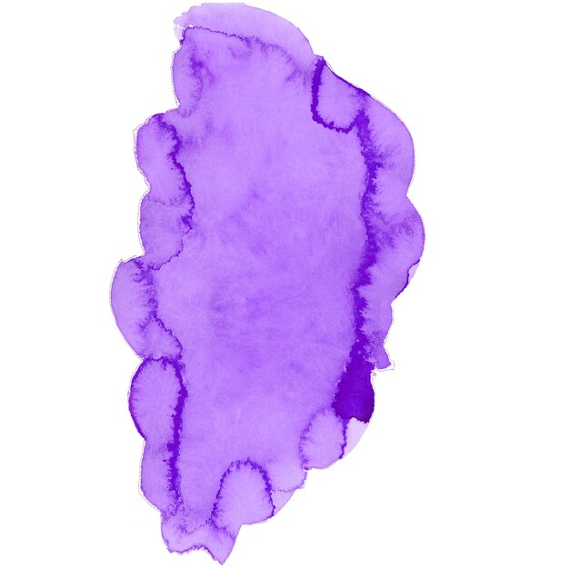 A purple paint with a white background