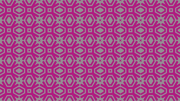 a purple and pink background with a pattern of squares and the word " in purple.