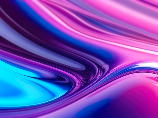 Purple and pink colored glass with a purple background