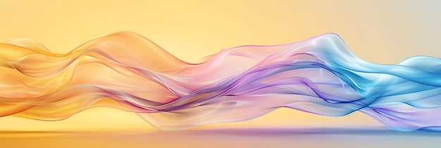 purple and pink swirls are moving across a yellow background