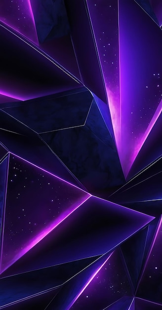 a purple and purple abstract geometric background with a star on the top