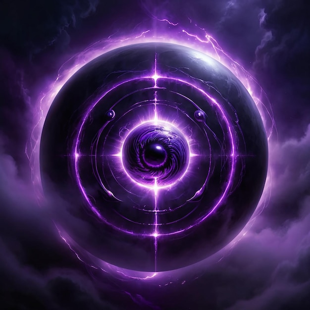 a purple and purple spiral with a purple background and a purple circle with a purple center