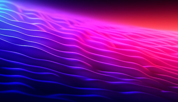 A purple and red wave pattern with a light purple background